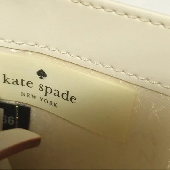 NEW KATE SPADE Zip Around Leather Wallet w/Glitter Box Perfect for Spring!! - Picture 8 of 15